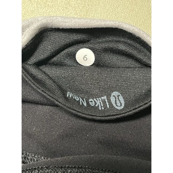 Lululemon Wunder Under Black With Colorblock Waist Capri Women's 6 - Picture 5 of 7